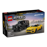 乐高（LEGO）积木拼装赛车76924奔驰大G和跑车男孩儿童玩具生日礼物装饰摆件