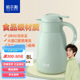 哈尔斯（HAERS）大容量真空316不锈钢家居保温壶热水壶开水瓶暖水瓶团购送礼 豆绿色【316内胆真空】 1800ml