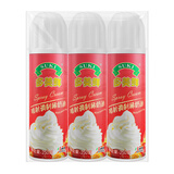 多美鲜意大利进口 喷射稀奶油 250g*3瓶 冷藏 动脂奶油 即食
