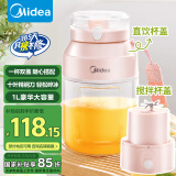 美的（Midea）【国家补贴】榨汁杯 家用便携式榨汁机 水果果蔬无线充电果汁机 户外随行碎冰果汁杯  MJ-LZ106