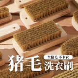 望社猪毛板刷鞋刷家用猪毛洗衣刷子猪鬃刷干洗店专用刷子洗衣裤软毛刷 衣裤刷