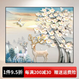 Sixpoetry电表箱装饰画免打孔北欧配电箱壁画电闸总开关电表盒遮挡画挂画 BOD-8 40*30(容纳横长30*竖高20)悬挂式