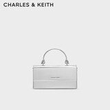 CHARLES&KEITH质感拎手提链条斜挎单肩小方包生日礼物CK6-10840559-A