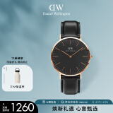 丹尼尔惠灵顿（DanielWellington）DW手表男士休闲商务皮带男表时尚穿搭欧美表生日礼物DW00100127