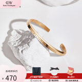 丹尼尔惠灵顿（DanielWellington）dw手镯男女 经典开口情侣手镯时尚饰品 生日礼物送女友 玫瑰金大号 DW00400001