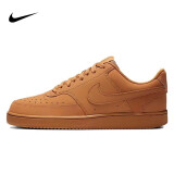 耐克NIKE男子板鞋经典COURT VISION休闲鞋CD5463-200小麦色45码