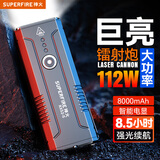 神火（SupFire）RX52-S手电筒强光超亮长续航远射探照军户外家专用灯穿天炮200000