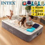INTEX气垫床全自动充气床家用空气床打地铺午休折叠床67768户外露营垫