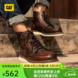 CAT卡特马丁靴工装鞋男鞋新复古回潮机车靴P7049/P712950/P712947 深棕P712950 41