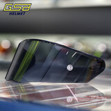 GSBgsb头盔镜片 S-361 361GT 型号镜片 黑茶镜片