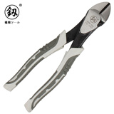 釰福冈工具省力多功能斜嘴钳工业级斜口钳电工偏口钳子6寸