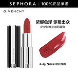纪梵希（Givenchy） 高定禁忌唇膏（全新小羊皮）口红 3.4g,N330-琥珀玫瑰