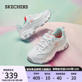 斯凯奇（Skechers）小白熊女鞋春季厚底老爹鞋软底户外休闲运动鞋99999863