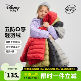 迪士尼（DISNEY）女童轻薄羽绒服耐脏油污90白鸭绒儿中大童衣服24冬DB431KE05紫130