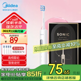 美的（Midea）电动牙刷S1PX白色成人/学生 4支刷头 180天超长续航 磁悬浮声波马达  节日生日女生送男生礼物