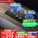 荣事达（Royalstar）燃气灶煤气灶双灶家用猛火天然气台式嵌入式两用灶具 大火力液化气炉具 （液化气）九腔鸳鸯【聚能环】