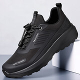 BOOLFEN正品男鞋春夏季新款运动休闲鞋舒适软底减震跑步鞋户外旅游登山鞋 黑色 【正品男鞋】 41 (255mm)