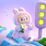 POP MART泡泡玛特 THE MONSTERS 前方高能系列-搪胶毛绒挂件盲盒拉布布 随机1个（限购6个） 不支持七天无理由退换