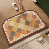 意尚（YISHANG）浴室地垫吸水速干防滑隔水脚垫卫生间门口地毯厕所卫浴耐脏厚垫子