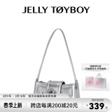 JellyToyboy包包女包【蓝盈莹同款】JTB千禧包春夏新款牛仔包腋下斜挎包 星际银