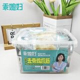 乖媳妇 泡椒凤爪山椒去骨鸡爪筋小袋装整盒无骨筋骨肉 重庆特产休闲零食 山椒味去骨鸡爪筋800g(约50包)