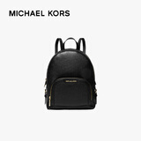 迈克.科尔斯（MICHAEL KORS）MK女包 奢侈品 多层收纳双肩包 迷你 黑色