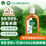 滴露消毒液消毒水衣物除菌液洗衣服地板杀菌除螨消毒喷雾片非84次氯酸 【小瓶尝鲜】松木250ml