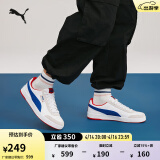 彪马（PUMA）经典复古百搭撞色休闲板鞋男女同款COURT LEGEND371931 白-水泥灰-亮蓝-05 40