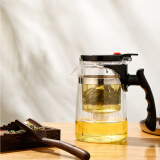 富光 耐热玻璃过滤茶壶茶具按压式内胆泡茶壶茶水分离水壶