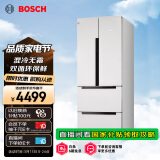 博世（BOSCH）【云朵白玻璃门】484升嵌入式家用无霜保鲜对开多门四门双循环电冰箱KME48S20TI 以旧换新