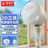 爱丽思（IRIS） 爱丽思空气循环扇落地扇电风扇遥控家用电扇空调扇 STF-AC15（茶色 左右自动 上下手动）