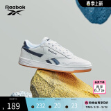 Reebok锐步官方夏男女TECHQUE T经典舒适复古运动休闲小白鞋板鞋 CN3196-藏青色 37.5