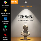 爱多辉（Aiduohui） 爱多辉深防眩射灯led天花灯嵌入式家用筒灯cob客厅无主灯7550 新升级plus射灯36°-7w黑杯4000k