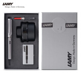 凌美（LAMY）钢笔签字笔 套装生日节日礼物学生成人练字文具 德国进口 恒星系列 银色礼盒 银灰色 EF0.5mm