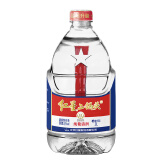 红星二锅头白酒大桶装 清香型纯粮升级 高度泡酒口粮酒 52度 2L 1桶