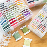 范爷家40色家用缝纫线彩色手工绣花DIY板线刺绣棉线十字绣缝补缝衣线