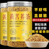 黑苦荞茶四川大凉山整粒苦芥大麦茶荞麦浓香型麦香原味养生罐装 黄苦荞茶一斤装【大份量】香气好