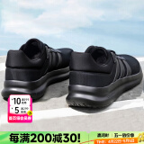 阿迪达斯（adidas）男鞋跑步鞋 25春新款运动鞋缓震防滑慢跑鞋网面透气低帮休闲鞋子 经典黑武士/LITE RACER 4.0 40 (内长245mm)