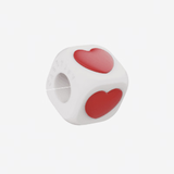 CASETIFY 硅胶串珠 DIY手机背带挂绳/腕带 字母/爱心/小狗/蝴蝶 适用于iPhone全系列 手机配件/背带配件 红色爱心