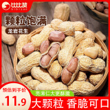 比比赞（BIBIZAN）龙岩花生带壳水煮五香蒜香花生米熟多味零食品炒货休闲下酒菜小吃 蒜香味【大颗粒饱满酥脆】 500g
