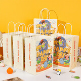 TaTanice礼品袋5个手提袋伴手礼袋牛皮纸袋生日礼物包装袋 happyday