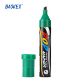 宝克（BAOKE）MK860-6 POP唛克笔大容量6mm绘画笔可加墨海报广告画笔彩色笔防水不易褪色 单支装深绿色
