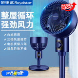 荣事达（Royalstar）空气循环扇电风扇家用落地扇台地两用立式大风量涡轮换气对流扇空调伴侣电扇 机械加高款（103CM高）