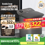 蓓慈(beici)杀菌泡脚桶恒温加热足浴盆全自动按摩洗脚盆泡脚盆高深桶送父母老师生日礼物Z3Pro灰