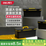 得力（deli）家居工具箱颜值塑料收纳箱多功能维修五金收纳盒19英寸 DL432819
