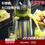 西兰普不锈钢超大口径NFC原汁机渣汁分离家商用多功能零渣感零添加打果蔬菜榨汁机果汁机豆浆机冰淇淋机 超大口径不锈钢+冰淇淋网