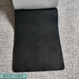 SSKJ皮革面料猫抓皮软硬包沙发床头皮布料荔枝纹细纹人造革PU仿皮防水 黑色猫抓皮0.8mm厚-不自粘