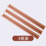 伽嗒 门缝门底密封条房门隔音防虫挡风条卧室门底部缝隙防风堵缝挡条 棕色3条【93cm】发泡胶门底
