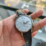 【二手99新】万国IWC瑞士手表 柏涛菲诺达文西男士自动机械腕表大表径商务款计时款后镶钻 二手奢侈品 IW391007 白盘红60计时