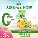 溜溜梅120g天然果冻梅冻孕妇儿童休闲解馋零食大礼包 芒果梅冻120g